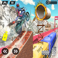 Tricky Bike Stunt Racing Game MOD APK