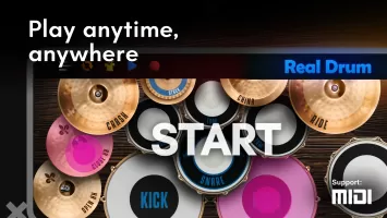 Real Drum electronic drums set MOD APK