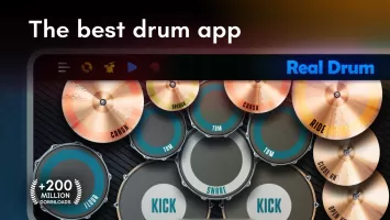 Real Drum electronic drums set MOD APK