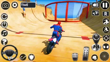 Superhero Tricky Bike Stunt MOD APK
