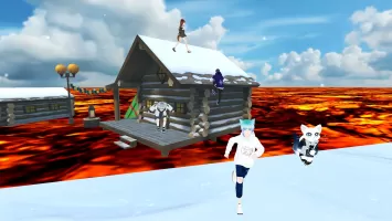 The floor is lava game parkour MOD APK