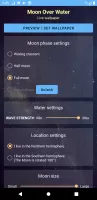 Moon Over Water Live Wallpaper MOD APK