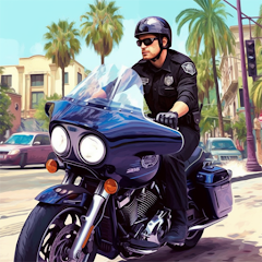 US Police Bike Chase Game MOD APK