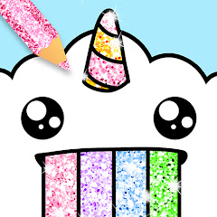 Kawaii Coloring Book Glitter MOD APK