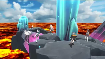 The floor is lava game parkour MOD APK