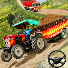 Cargo Tractor Trolley Game 23 MOD APK