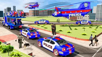 Police Transport Car Parking MOD APK