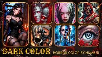 Dark, Horror Color by Number MOD APK
