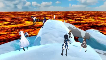 The floor is lava game parkour MOD APK