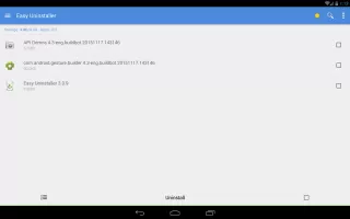 Easy Uninstaller App Uninstall MOD APK