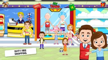 My Town Airport games for kids MOD APK