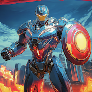 Captain Super hero iron game MOD APK