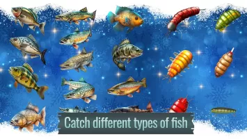 Ice fishing game. Catch bass. MOD APK