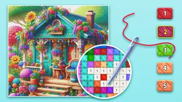 Cross Stitch: Color by Number MOD APK